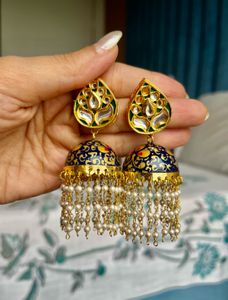 Traditional Jaipur Jhumka Earrings