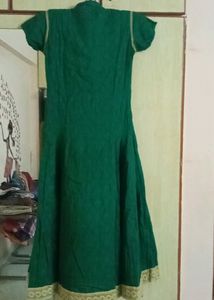 Green Colour Kurta With Dupatta