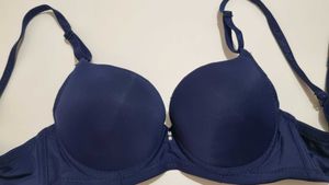 Navy Blue Pushup Bra