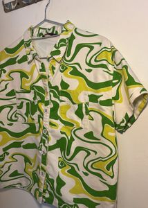 Patterned Short Sleeve Shirt