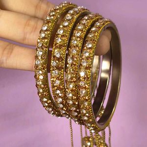 Sparkling Gold Bangle