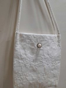 Elegant White Handbag