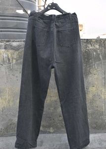 Grey Washed Jeans , Loose Fit