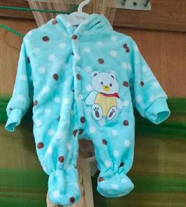 Cute Bear Print Romper