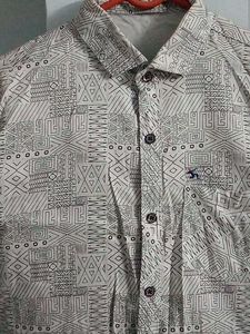 Patterned Shirt And  Formal Pant.