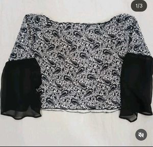 Paisley Off-Shoulder Top
