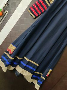 Blue Pink Anarkali