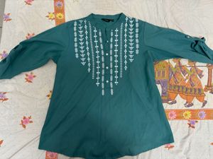 Embroidered Tunic Top
