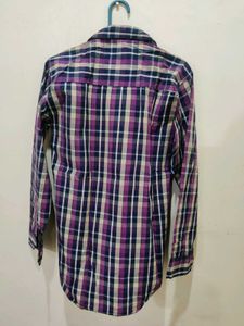 Checked Long Sleeve Shirt