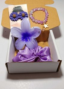 Purple Hair Accessory Hamper