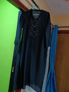 Elegant Black Kurta