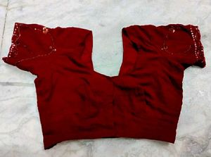 Meroon Color Wedding Georgette Blouse