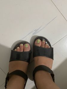 Black Strappy Sandals