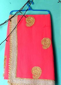Elegant Pink Saree