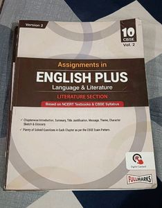 Class-10 English Plus Language And Literature Book