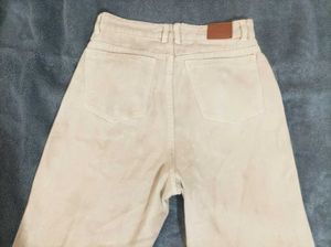 Biege Denim Pants