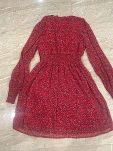 Waist Smock Mini Dress