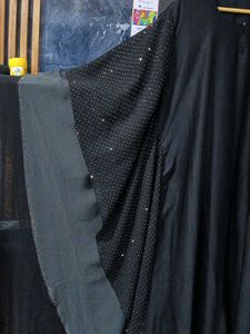 Dubai Stylish Burqa Three Lare Sleeves