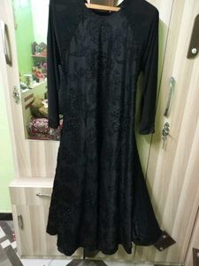 Elegant Black Ethnic Gown burkha