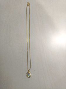 Golden Heart Pendant Necklace