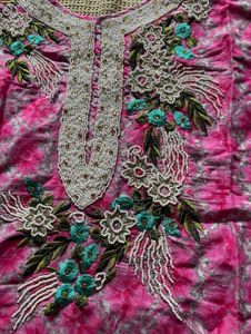 Pink Salwaar Suit With Dupatta