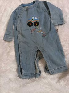 Denim Romper