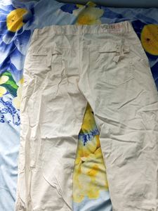 White Cargo Pants