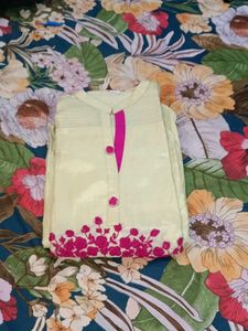Embroidered Long Gown