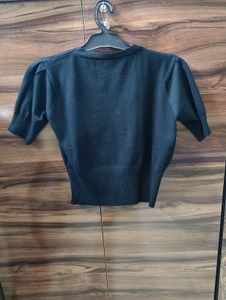 Stylish black Cropped Cardigan