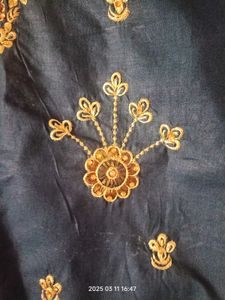 Navy Blue Kurta