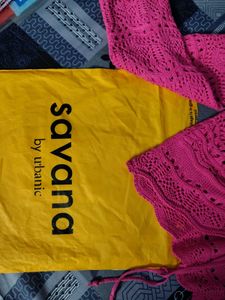 Savana Korean Style Printeresty Crochet Top 🎀