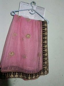 Elegant Embroidered Lehenga Skirt