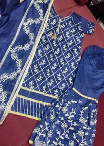 Silver Gota Work Suit Set