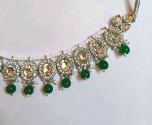 Silver Plated Austrian Diamond Stone Jewellery Set