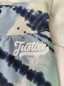 Blue/Sea Green Stretch Leggings