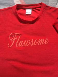 Flawson Red Crewneck Sweatshirt