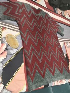 Retro Patterned Sweater