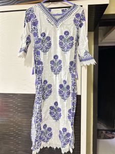 Floral Print Kurta Set