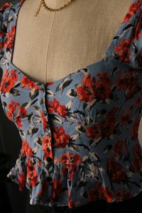 Zara Floral Print Top