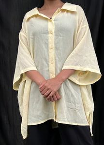 Butter Yellow Oversized Shirt