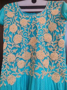 Sea Green Anarkali Frock