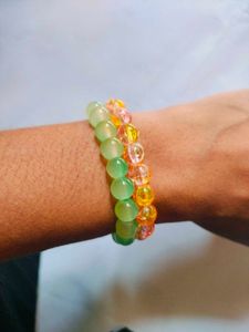 Charm Beads Bracelet Combo Of 2