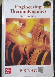 Engineering Thermodynamics By PK Nag
