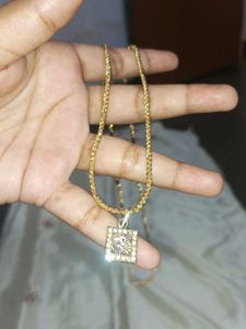 Ohm Gold Plated Chain