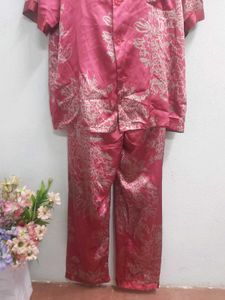 Maroon Night Suit