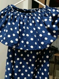 Blue Polka Dot Dress