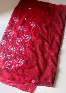 Embroidery Georgette Saree
