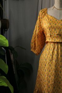 Vera Moda Yellow Floral Dress