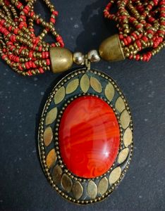 Red Pendant Necklace
