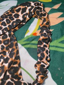 Elastic Cotton Tiger Print Hair Band